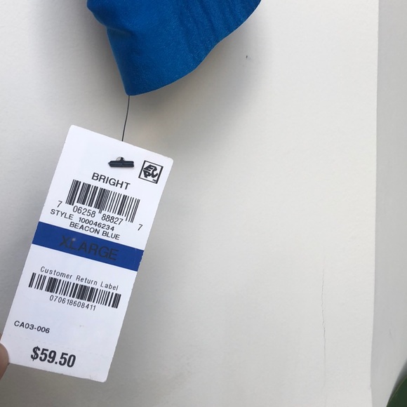 Bar III Front Twist Blouse Beacon Blue NWT - Picture 4 of 7